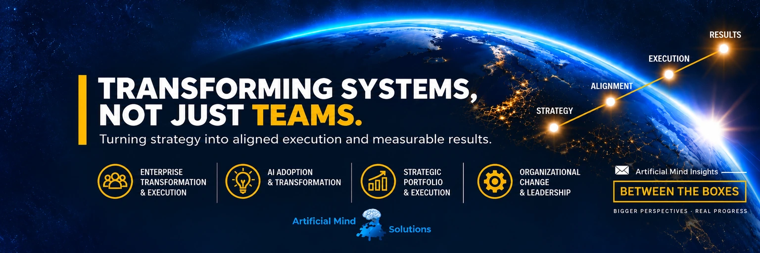 Transforming systems, not just teams. Strategy, alignment, execution and measurable results.